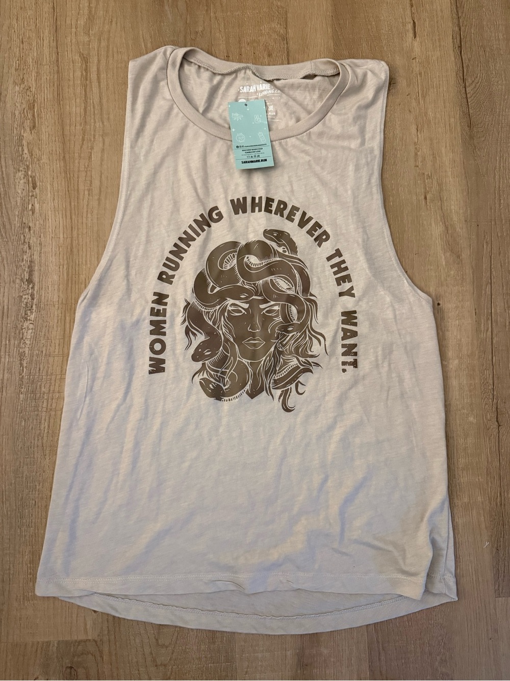 Sarah Marie running tank